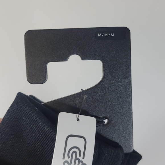 Nike Men's Tech Fleece Gloves Black Size Medium New With Tags - Picture 6 of 6